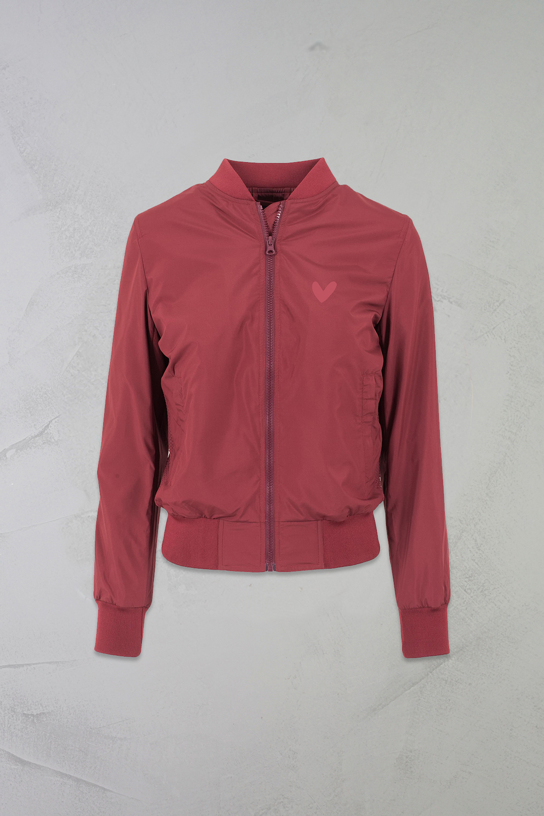 elli hoop jacke bomberjacke rot