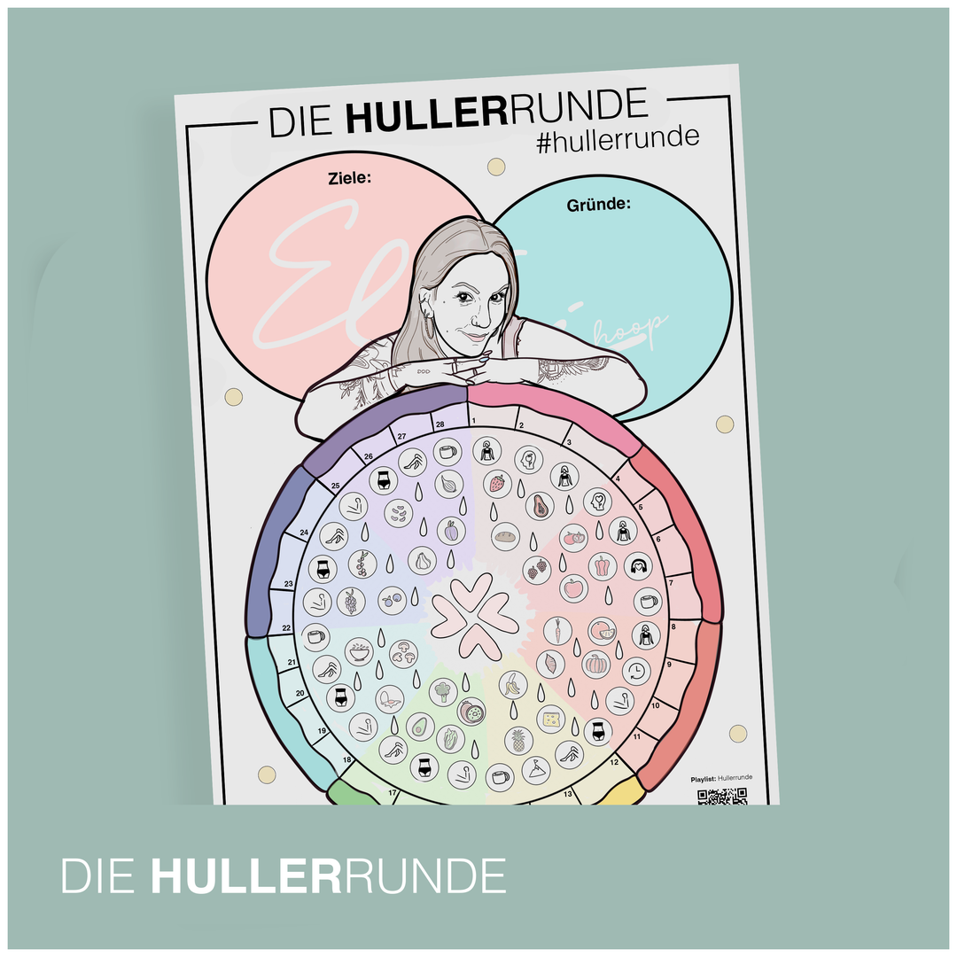 elli hoop challenge  ausmalen hullerrunde motivation